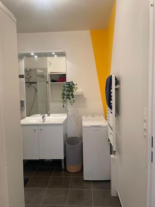 Appartement 3P Gare Terrasse Et Parking Prive フランコンヴィル エクステリア 写真